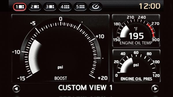 Nissan GT-R Multifunction Display Custom view01